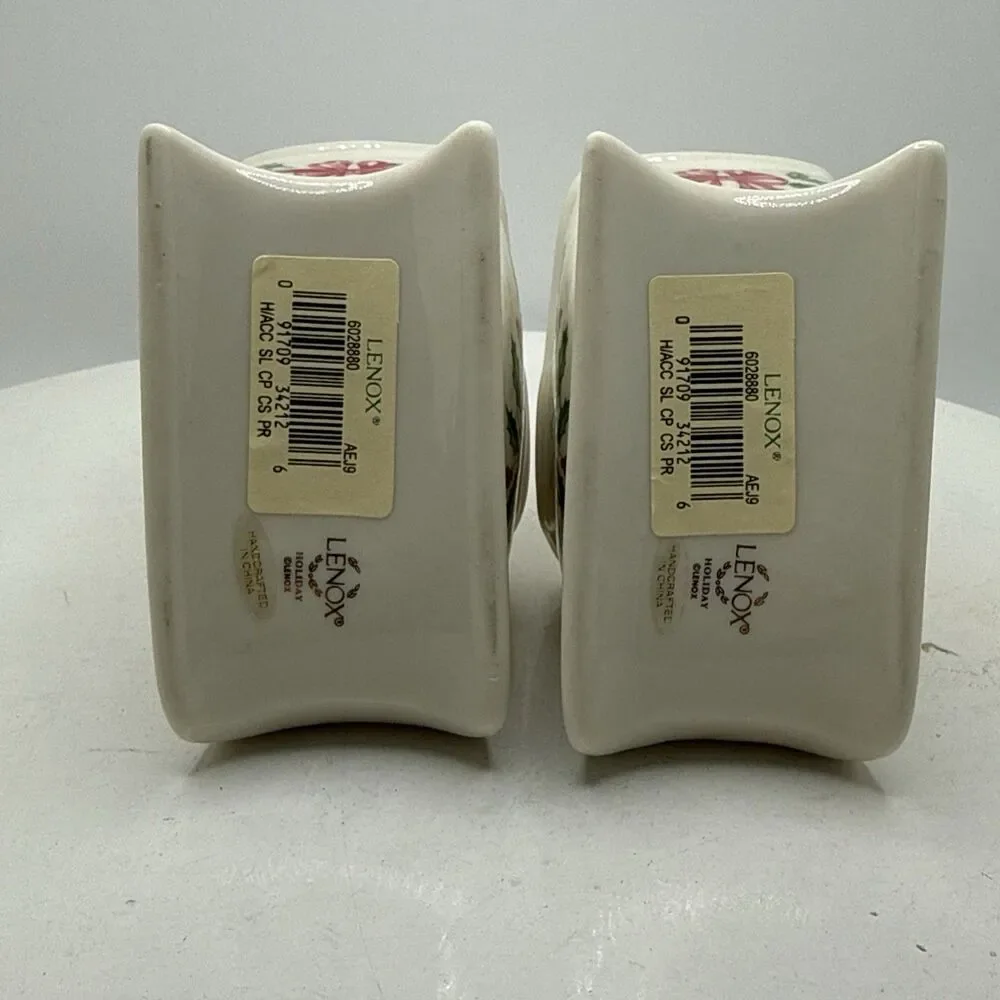 Lenox Holiday Sleigh Porcelain taper candle holder